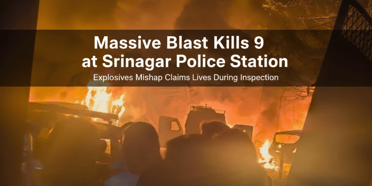 Srinagar Police station Blast